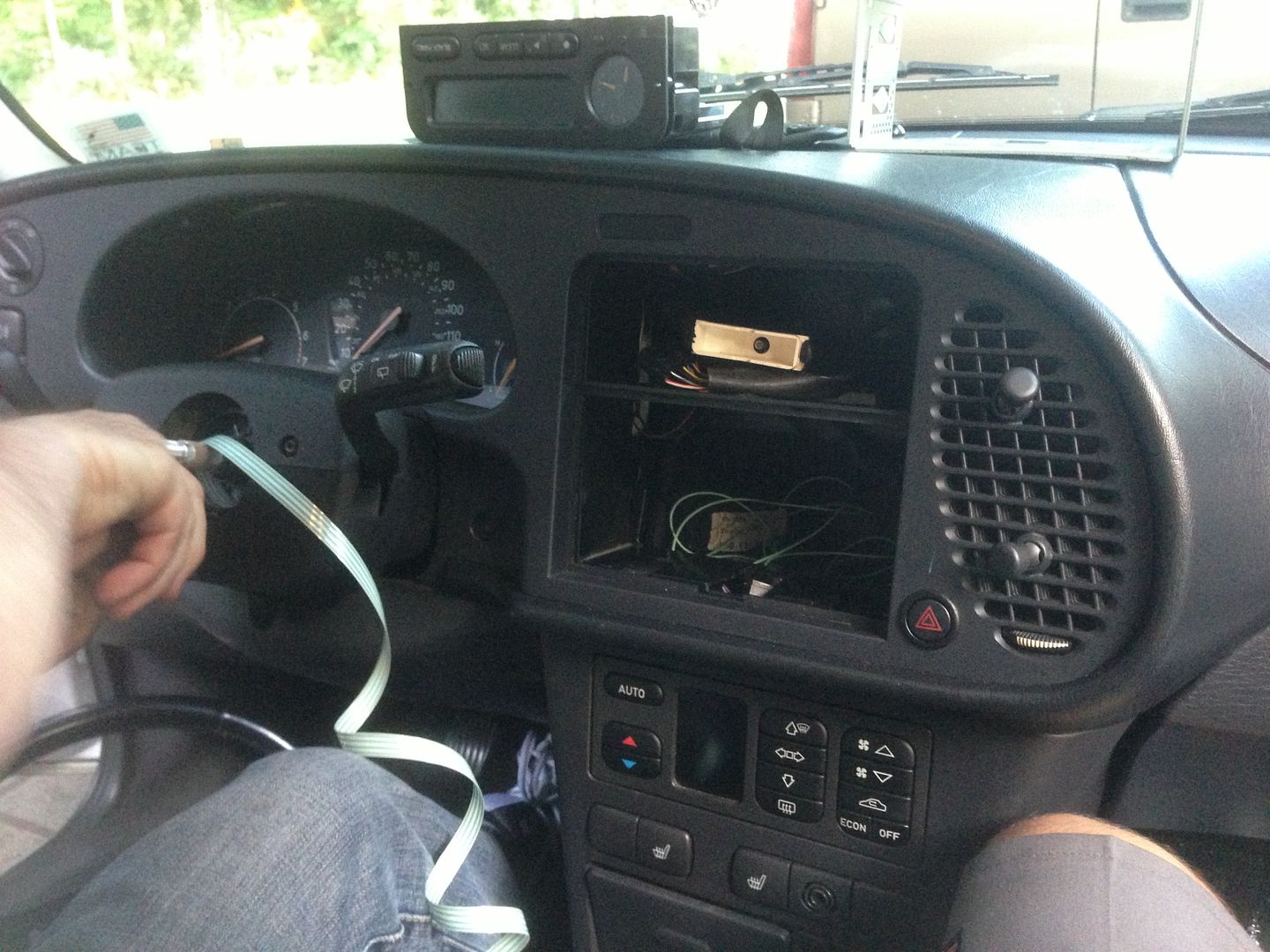 FE Saab 900 SE Turbo Budget Build: 6-14-13: Pioneer Double Din
